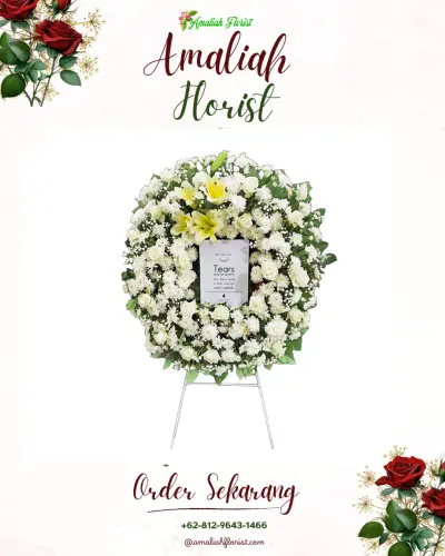 Krans Bunga Duka Cita di Jawilan